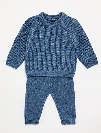Completo 2 pezzi in maglia - maglione + leggings