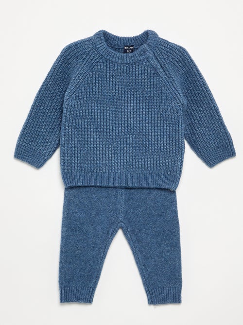 Completo 2 pezzi in maglia - maglione + leggings - Kiabi