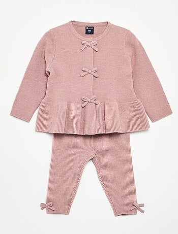 Completo 2 pezzi in maglia - Maglione + leggings