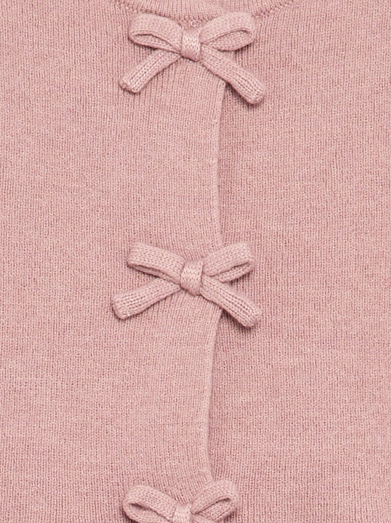 Completo 2 pezzi in maglia - Maglione + leggings Rosa - Kiabi