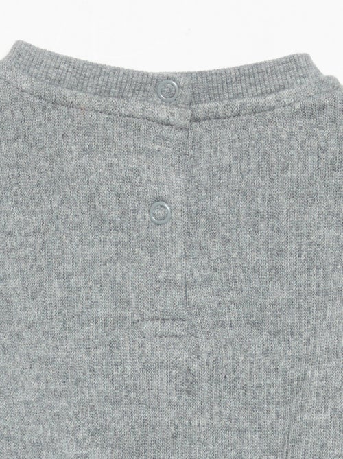 Completo 2 pezzi in maglia a costine - Felpa + pantaloni - Kiabi Completo 2 pezzi in maglia a costine - Felpa + pantaloni - Kiabi