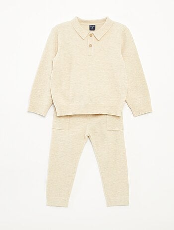 Completo 2 pezzi in maglia