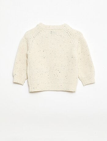 Completo 2 pezzi in maglia mouliné