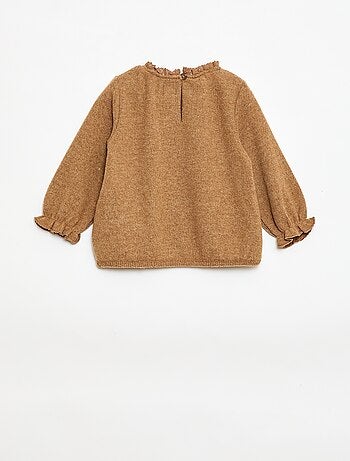 Completo 2 pezzi in maglia peluche