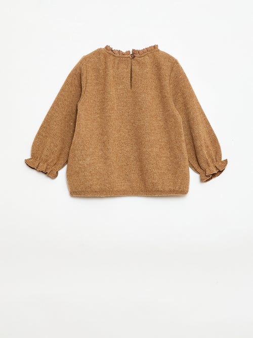 Completo 2 pezzi in maglia peluche - Kiabi