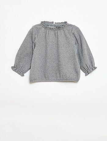 Completo 2 pezzi in maglia peluche