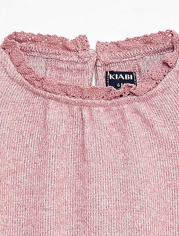 Completo 2 pezzi in maglia peluche