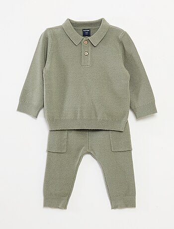 Completo 2 pezzi in maglia