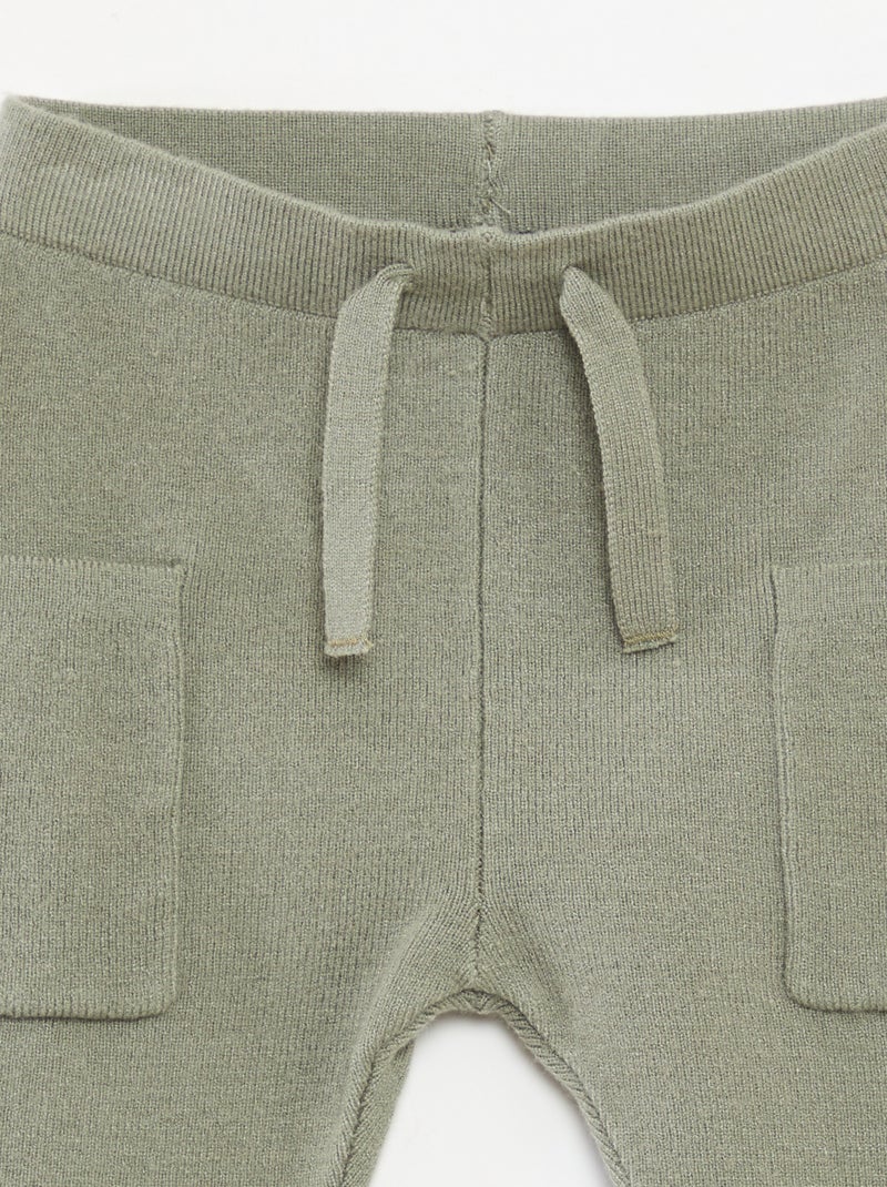 Completo 2 pezzi in maglia Verde - Kiabi