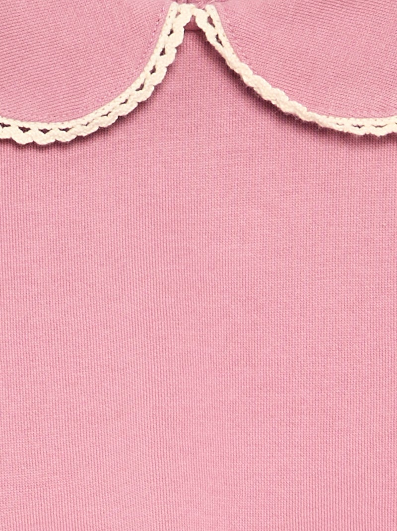 Completo 2 pezzi in pile - Felpa + pantaloni Rosa - Kiabi