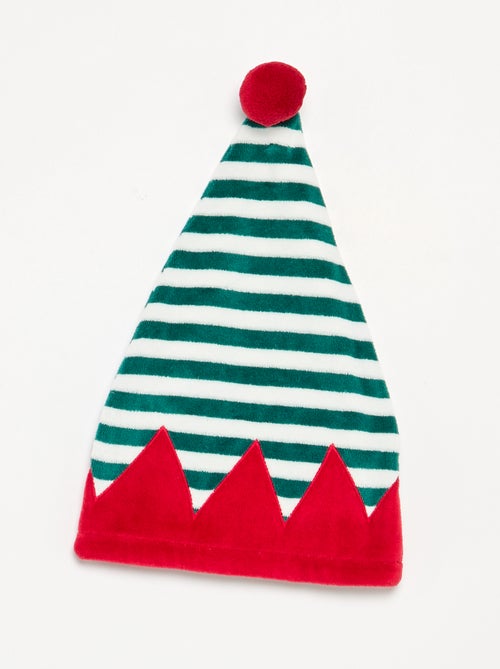 Completo 2 pezzi 'Natale' in velluto - tutina + cappellino - Kiabi Completo 2 pezzi 'Natale' in velluto - tutina + cappellino - Kiabi