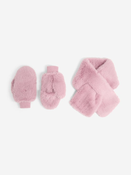 Completo 2 pezzi sciarpa + muffole - 2 pezzi - Kiabi