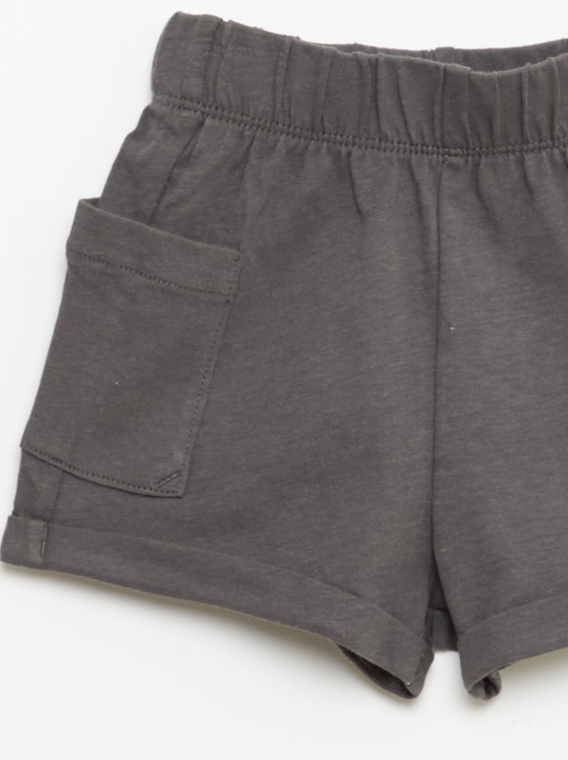 Completo 2 pezzi short + T-shirt Beige - Kiabi