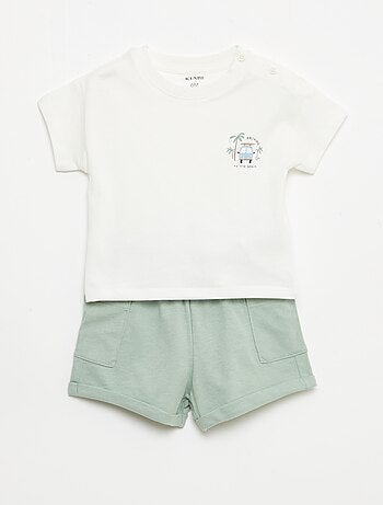 Completo 2 pezzi short + T-shirt