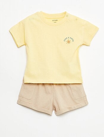 Completo 2 pezzi short + T-shirt
