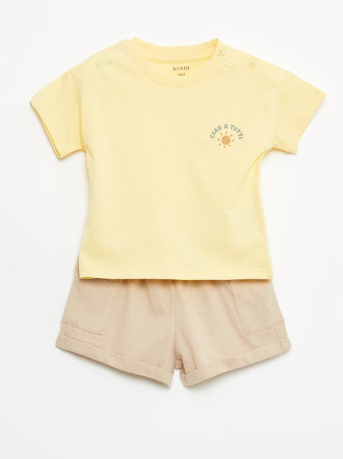 Completo 2 pezzi short + T-shirt - Kiabi
