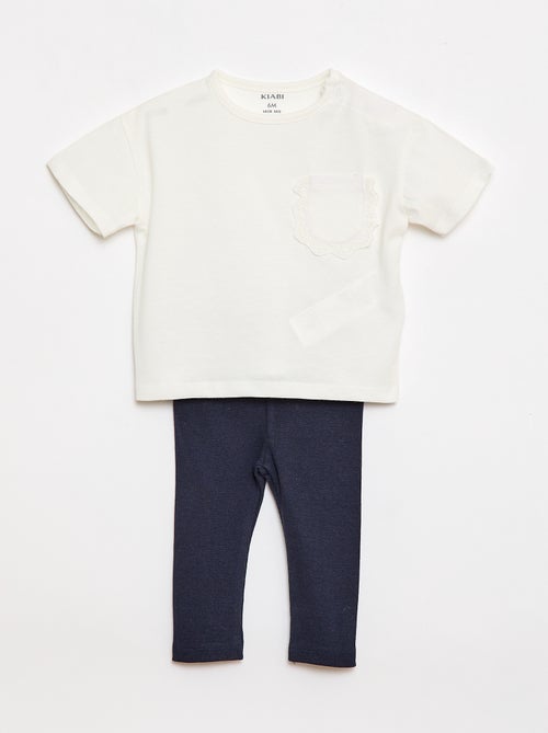 Completo 2 pezzi T-shirt + leggings - Kiabi
