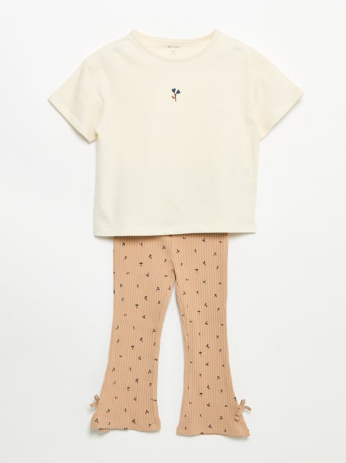 Completo 2 pezzi T-shirt + leggings - Kiabi