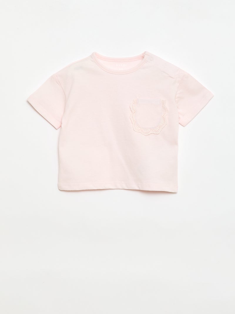 Completo 2 pezzi T-shirt + leggings Rosa - Kiabi