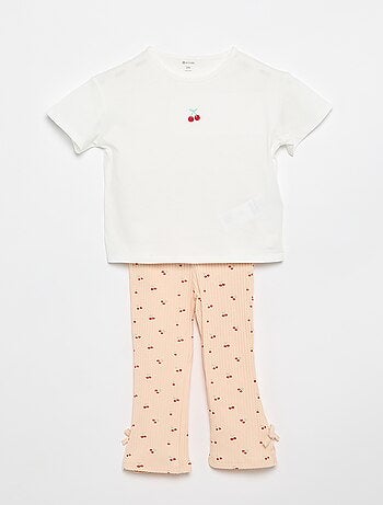 Completo 2 pezzi T-shirt + leggings