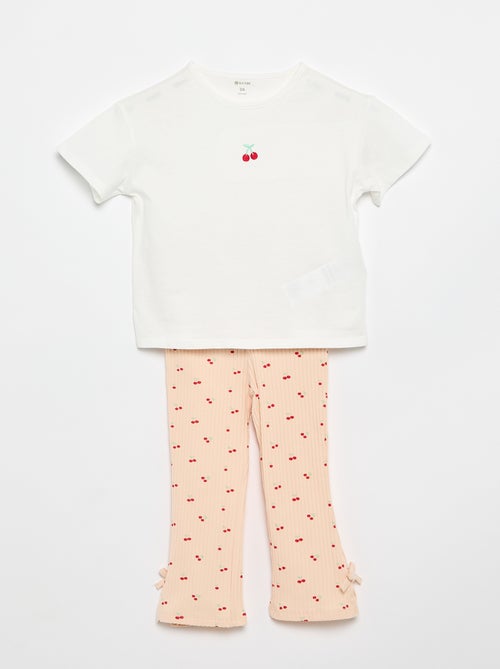 Completo 2 pezzi T-shirt + leggings - Kiabi