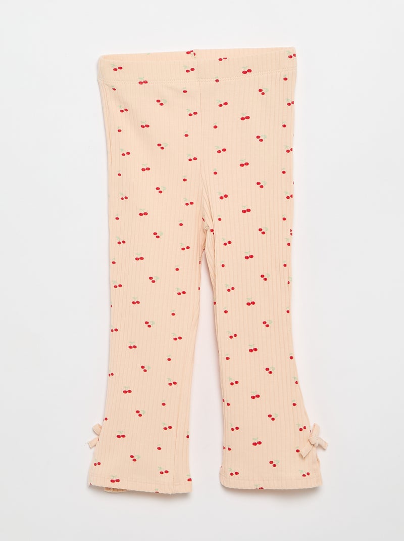 Completo 2 pezzi T-shirt + leggings Rosa - Kiabi
