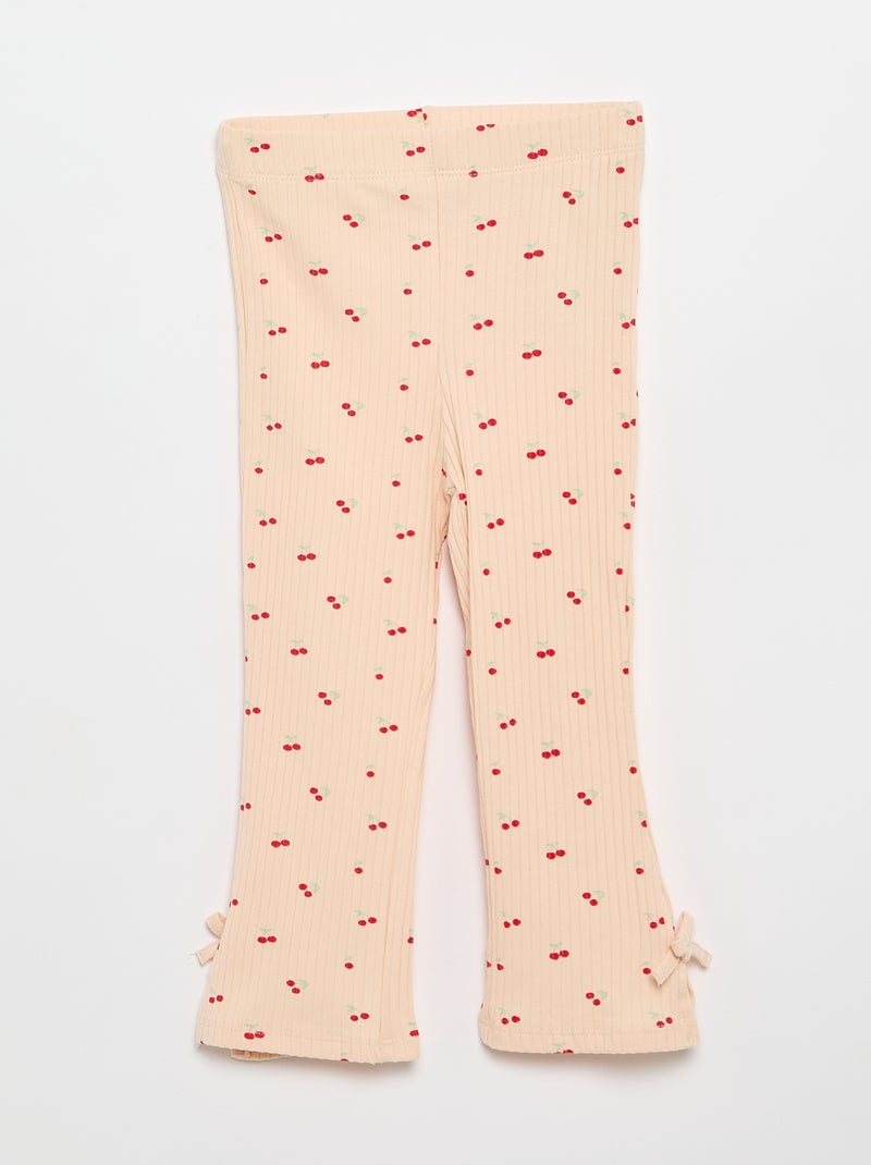 Completo 2 pezzi T-shirt + leggings Rosa - Kiabi