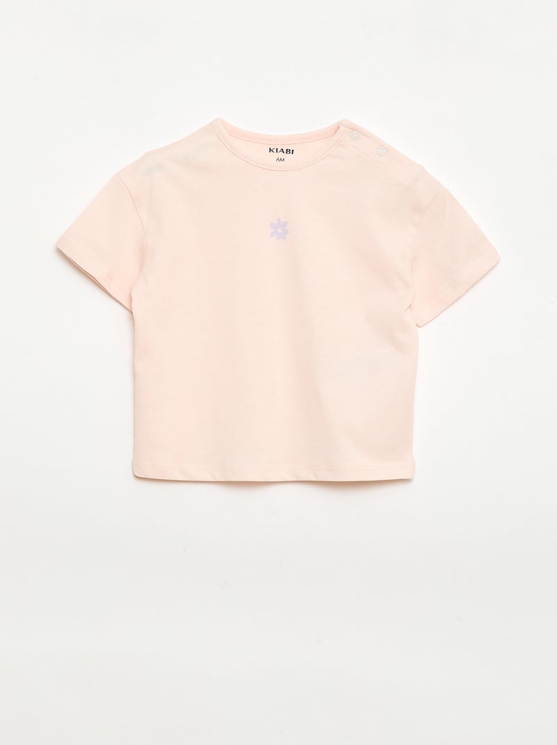 Completo 2 pezzi T-shirt + leggings Viola - Kiabi