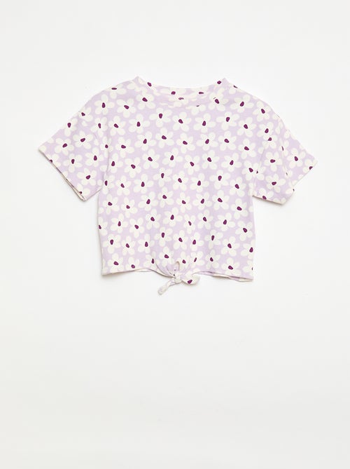 Completo 2 pezzi T-shirt + pantaloni a zampa - Kiabi Completo 2 pezzi T-shirt + pantaloni a zampa - Kiabi