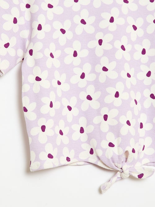 Completo 2 pezzi T-shirt + pantaloni a zampa - Kiabi Completo 2 pezzi T-shirt + pantaloni a zampa - Kiabi