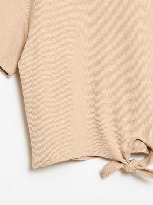 Completo 2 pezzi T-shirt + pantaloni a zampa - Kiabi