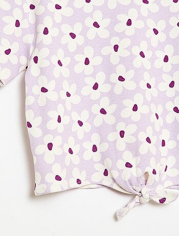 Completo 2 pezzi T-shirt + pantaloni a zampa