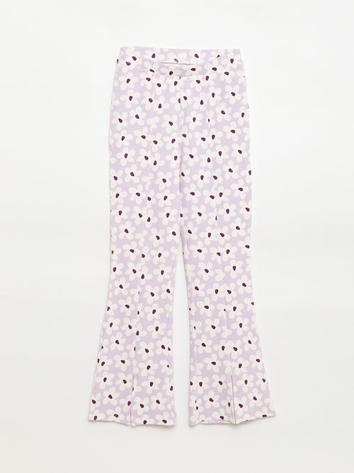 Completo 2 pezzi T-shirt + pantaloni a zampa - Kiabi