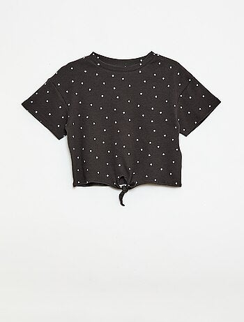 Completo 2 pezzi T-shirt + pantaloni a zampa