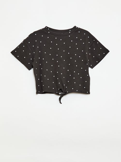 Completo 2 pezzi T-shirt + pantaloni a zampa - Kiabi Completo 2 pezzi T-shirt + pantaloni a zampa - Kiabi