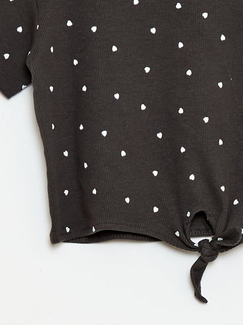 Completo 2 pezzi T-shirt + pantaloni a zampa - Kiabi Completo 2 pezzi T-shirt + pantaloni a zampa - Kiabi