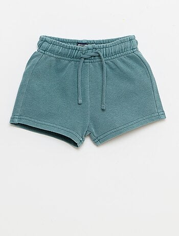 Completo 2 pezzi t-shirt ricamata + shorts
