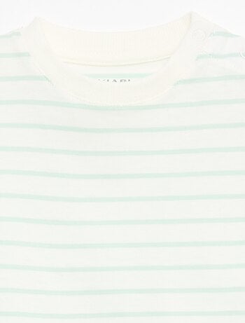 Completo 2 pezzi T-shirt + salopette corta