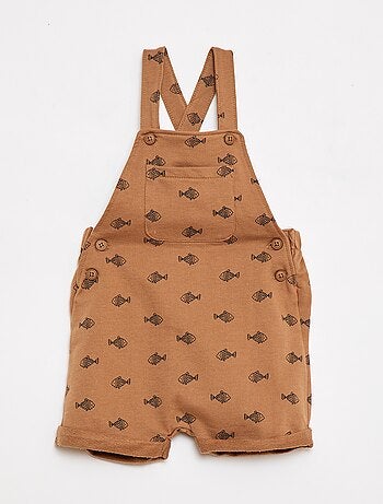 Completo 2 pezzi T-shirt + salopette corta