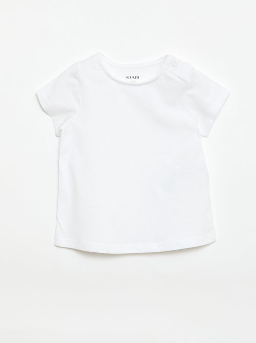 Completo 2 pezzi T-shirt + tutina corta - Kiabi