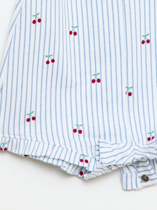 Completo 2 pezzi T-shirt + tutina corta - Kiabi