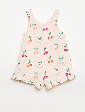 Completo 2 pezzi T-shirt + tutina corta