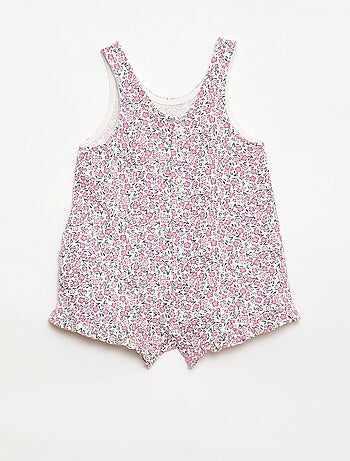 Completo 2 pezzi T-shirt + tutina corta