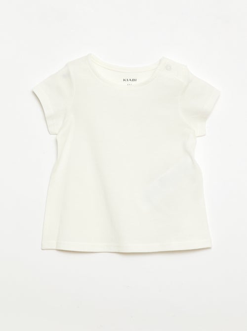 Completo 2 pezzi T-shirt + tutina corta - Kiabi