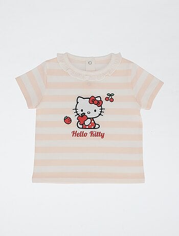 Completo 2 pezzi tutina corta + T-shirt super 'Hello Kitty'