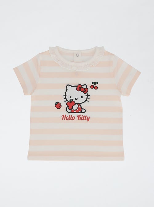 Completo 2 pezzi tutina corta + T-shirt super 'Hello Kitty' - Kiabi