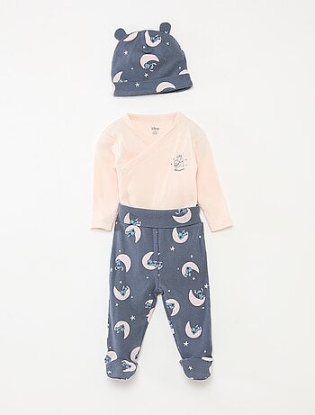 Completo 3 pezzi body + leggings + berretto 'Disney'