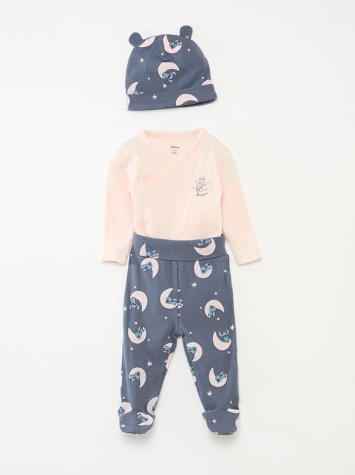 Completo 3 pezzi body + leggings + berretto 'Disney' - Kiabi