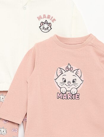 Completo 3 pezzi 'Disney' - felpa con cappuccio + T-shirt + leggings