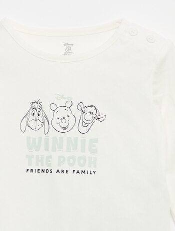 Completo 3 pezzi 'Disney' - Felpa + pantaloni + T-shirt a maniche lunghe